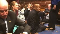 Dems sit in on guns