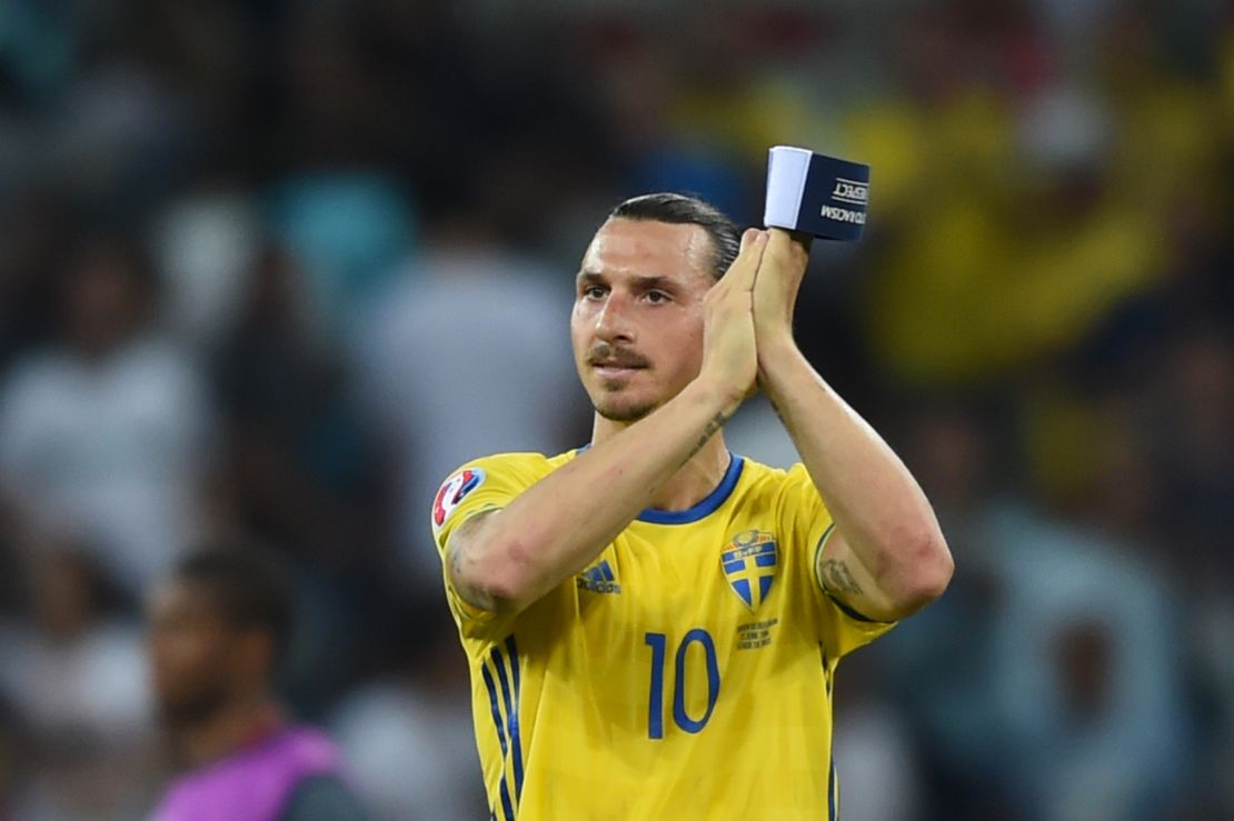 Zlatan Ibrahimovic retired from international football after Sweden's exit from the tournament.