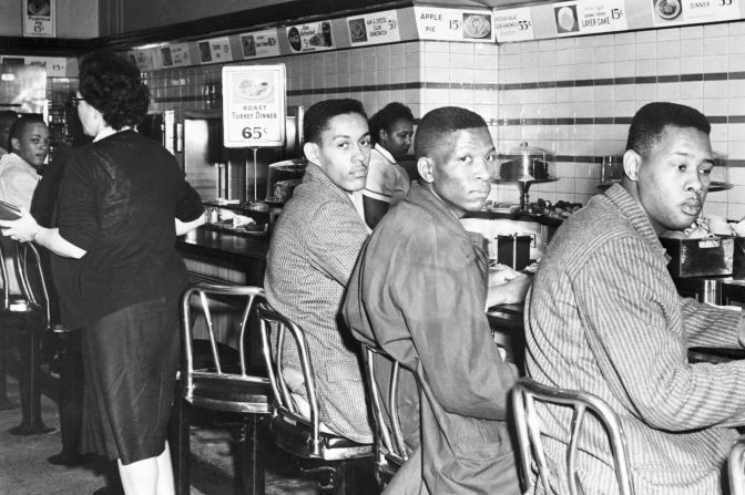 The method saw renewed use in the civil-rights movement. A pivotal moment came in 1960, when African-American college students staged a sit-in at the <a >Woolworth's lunch counter</a> in Greensboro, North Carolina.