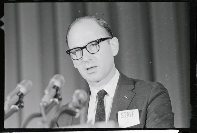 In 1965, University of Michigan professors such as Eric Wolf, pictured, staged a "teach-in" to protest the Vietnam War.