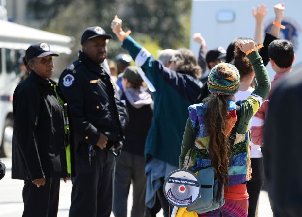 In April of this year, hundreds of "Democracy Spring" protesters were arrested during a Capitol Hill sit-in.