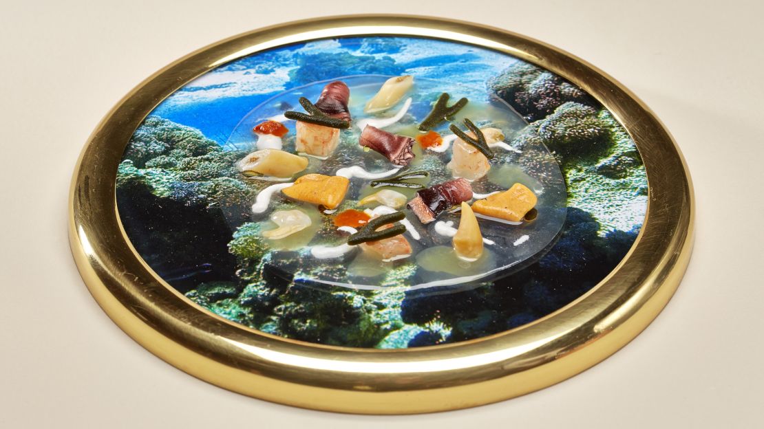 Belcanto's "The Bottom of the Ocean" dish.