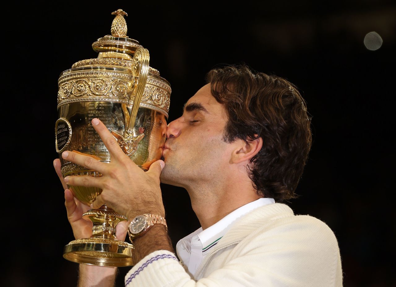 In 2012, Federer won a record-equaling seventh Wimbledon title, matching his childhood hero Pete Sampras and 1880s star William Renshaw.