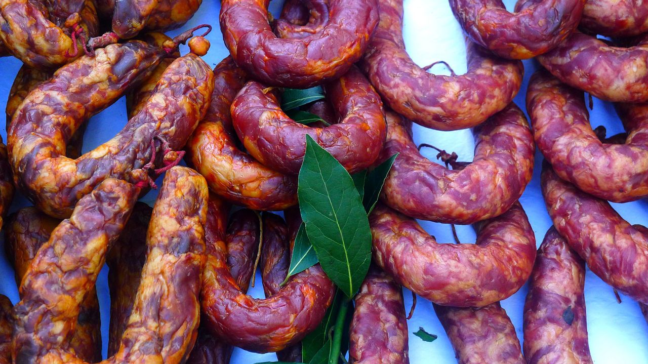 Mainland Europe's westernmost country has its share of unusual food. These are morcela doce, a sugared blood sausage.
