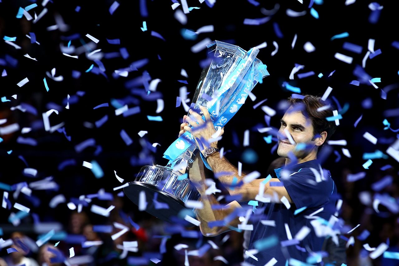 Federer has won the season-ending ATP championship a record six times. 