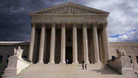 A 29 October 2006 photo shows the US Supreme Court in Washington, DC.            (Credit: MANDEL NGAN/AFP/Getty Images)