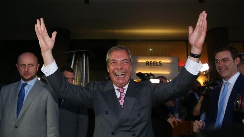 Nigel Farage, Leader of the United Kingdom Independence Party (UKIP).