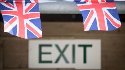 WADEBRIDGE, ENGLAND - JUNE 09:  Union Jack bunting is displayed near the show exit on the first day of the Royal Cornwall Show at the Royal Cornwall Show near Wadebridge on June 9, 2016 in Cornwall, England. More than 100,000 visitors are expected at this year's show, which runs until Saturday, and is claimed to be the county's biggest event and an important fixture on the region's agricultural calendar that has been held every year since 1960. The result of the EU referendum is likely to be closely watched by members of the farming community as the UK's membership of the European Union has long been a contentious issue for farming industry.  (Photo by Matt Cardy/Getty Images)