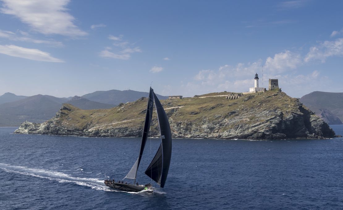 Jethou crossed the line second in Genoa in the Giraglia Rolex Cup race.