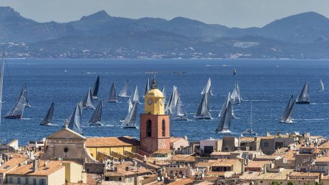 The French Rivieira resort of St. Tropez hosts the Giraglia Rolex Cup.