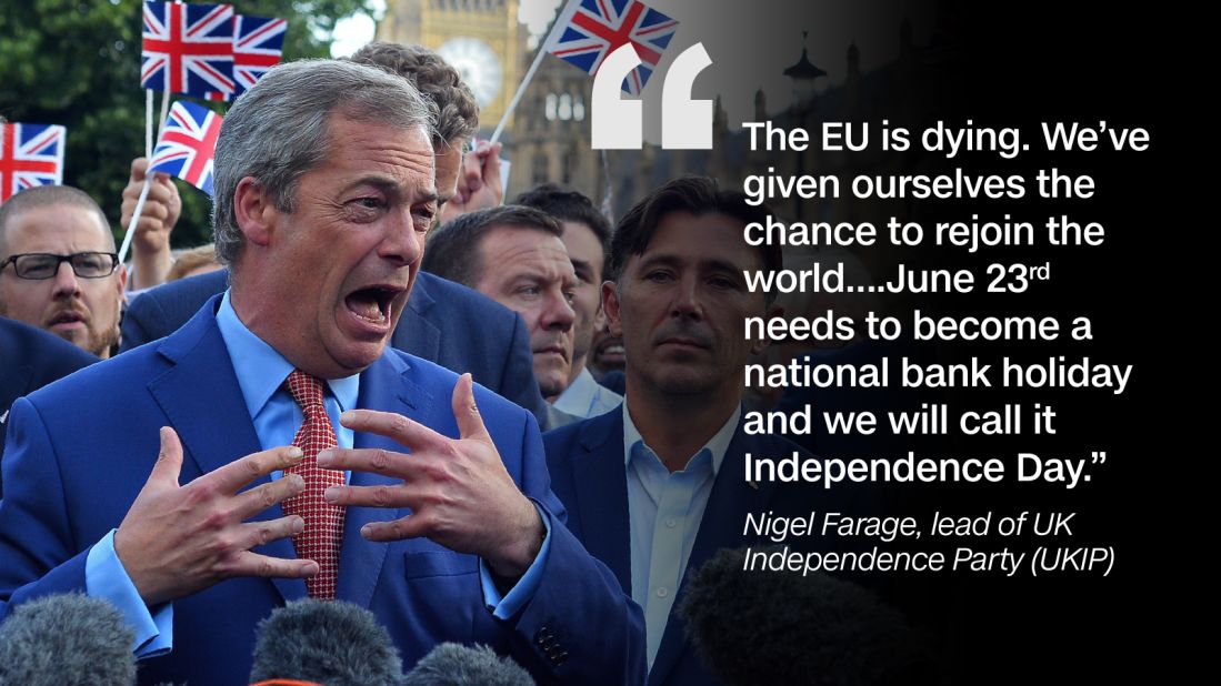 Quote graphic Nigel Farage