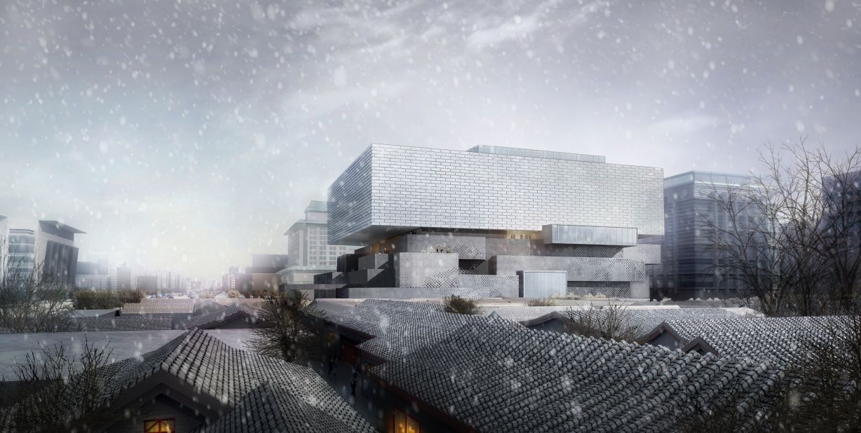 A combined art museum and auction house, the Guardian Art Center will be completed in 2017 near Beijing's famed Forbidden City. The hybrid space, designed for China's oldest art auction house, will also include several restaurants and a 120-room hotel.