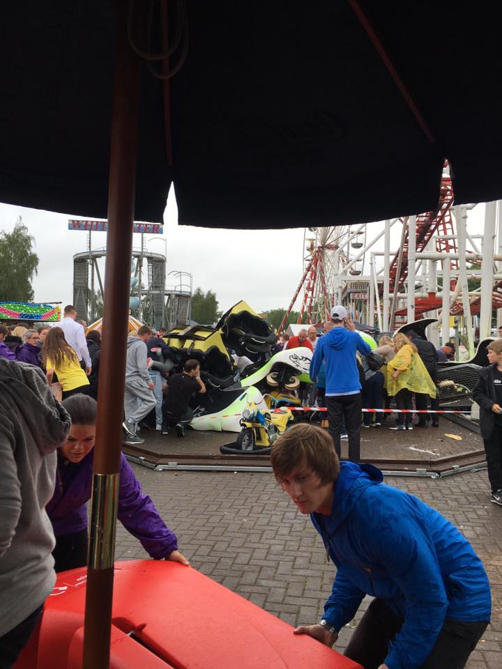 Roller coaster derails at Scotland theme park CNN