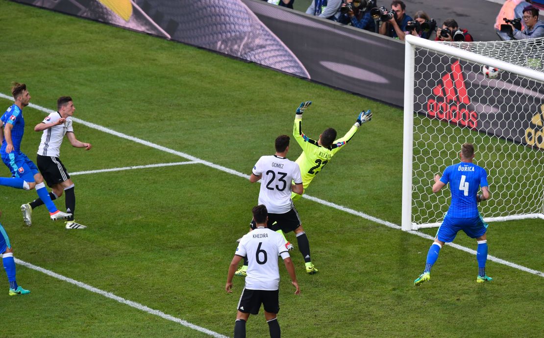 Julian Draxler fired home Germany's third goal of the game. 