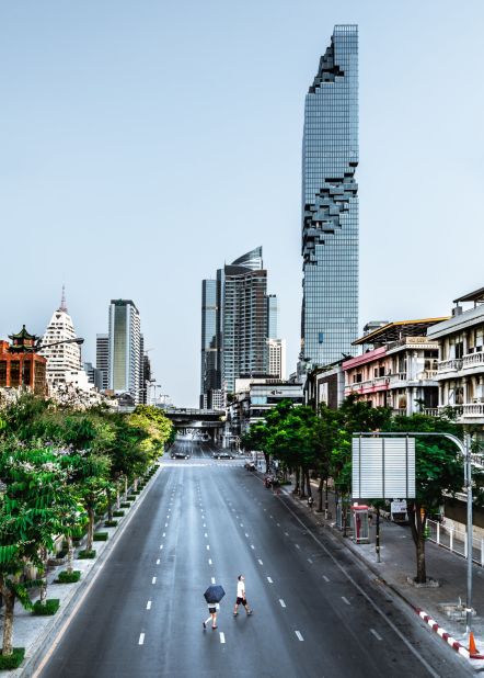 Ole Scheeren's MahaNakhon will be the tallest skyscraper to punctuate Bangkok's skyline when it is completed at the end of the year. 