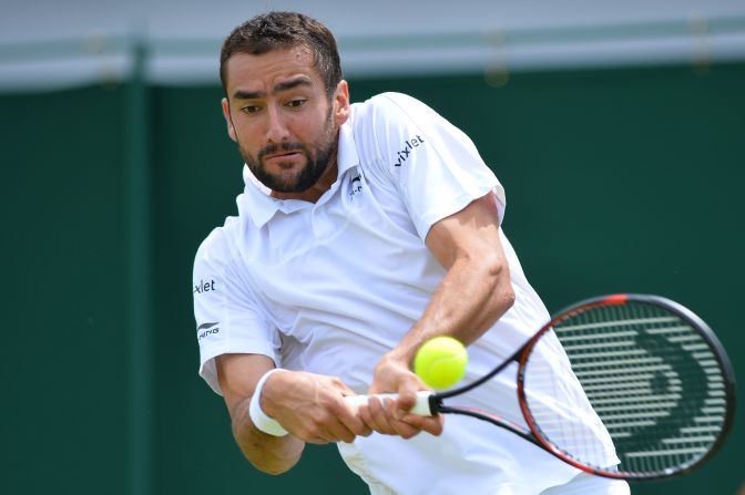Croatian ninth seed Marin Cilic won 6-3 7-5 6-3 against U.S. player Brian Baker -- who is making yet another comeback this year from long-term injury problems.