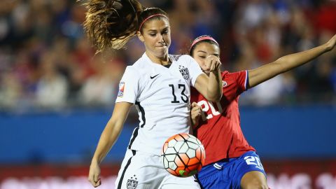 Soccer star Alex Morgan says the skills girls learn in sports can help them throughout their lives.