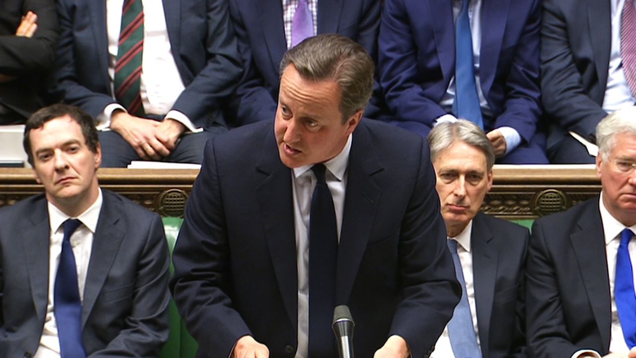 David Cameron inside HoC