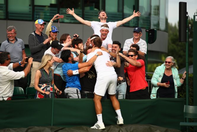 British qualifier Marcus Willis, ranked 772 in the world, caused a remarkable upset on the opening day of Wimbledon 2016. 