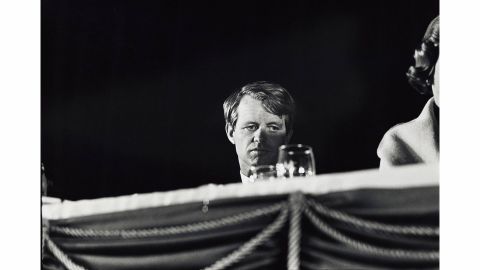 Kennedy at the Arizona Biltmore Hotel during his 1968 presidential campaign. "This image has haunted me since his assassination," Kennerly said. "What was he thinking in that moment?"