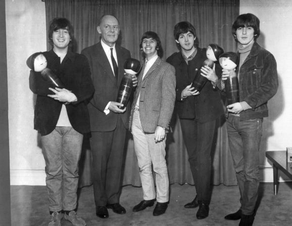 Even the Beatles were into Kokeshi. Kind of. In 1965, members of the band -- alongside EMI chairman Sir Joseph Lockwood -- were given traditional Kokeshi dolls to go with the gold discs they received for selling over 3 million records in Japan. 