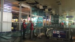 turkey istanbul airport damage photojournalist duran 08