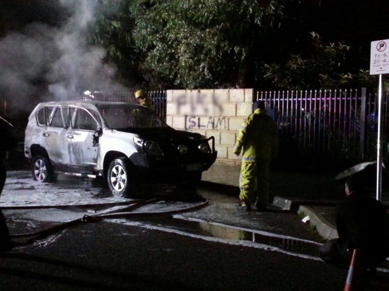 Australian Mosque Firebombed, Graffitied In Late Night Attack | CNN