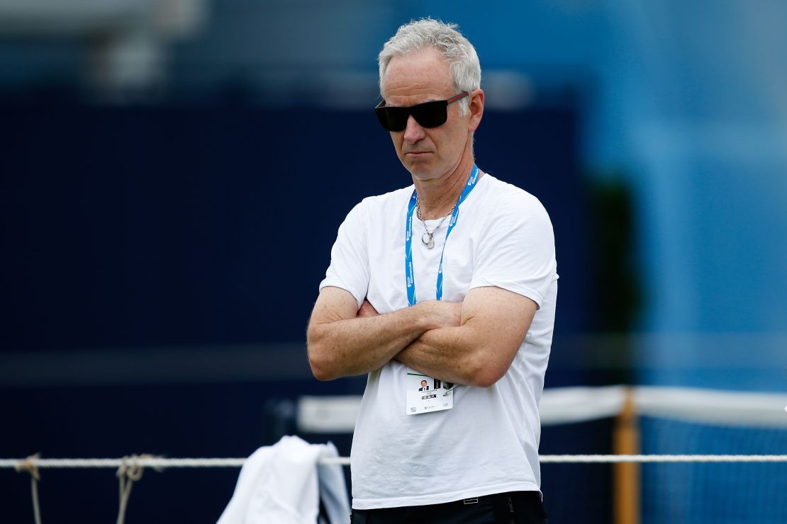 Former world No.1 John McEnroe won Wimbledon three times