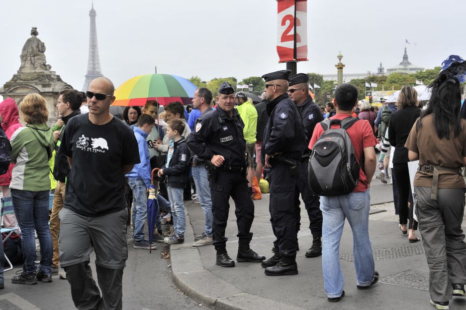 Tour organizers have stepped up security and the police presence ahead of this year's race with the promise to deploy over 23,000 officers, including members of the French Special Forces, on the route. 