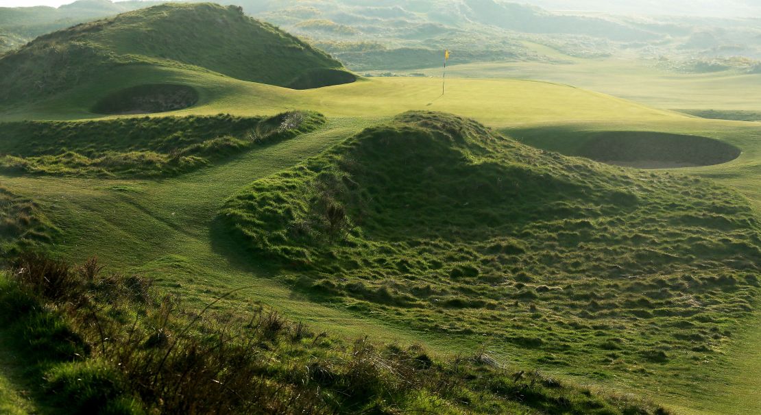 'The Postage Stamp' eighth hole at Royal Troon.