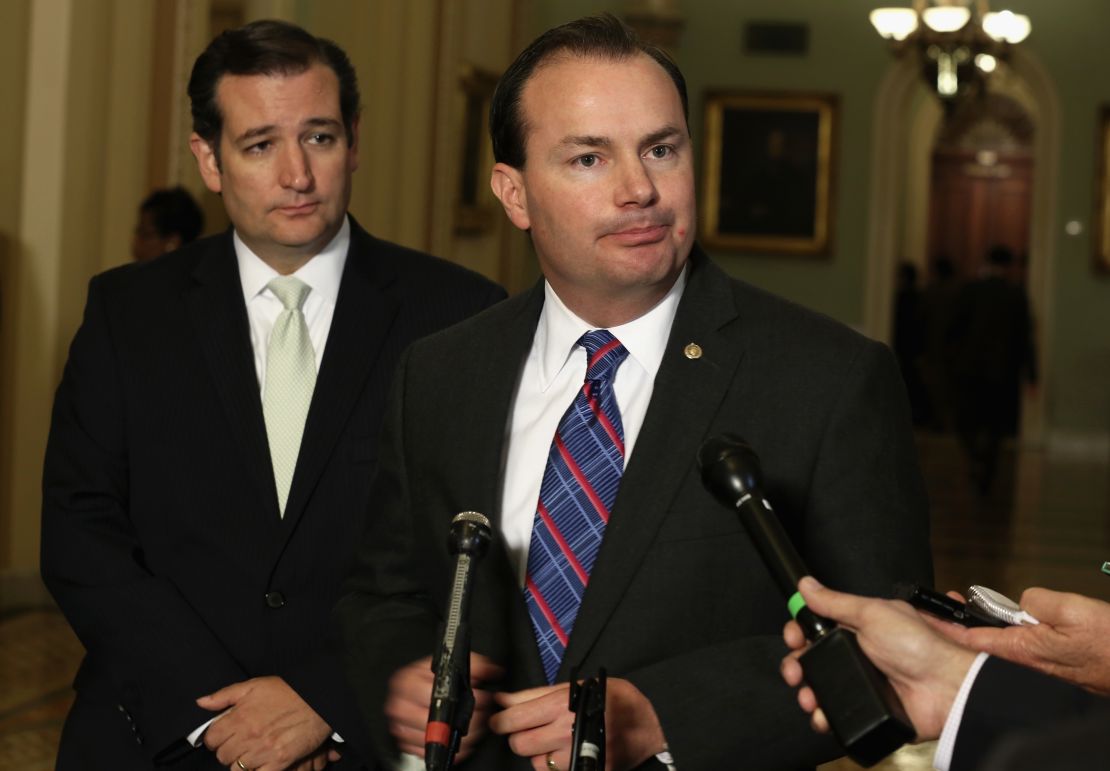 Sens. Ted Cruz (2012) and Mike Lee (2010) won their Senate seats with strong tea party support.