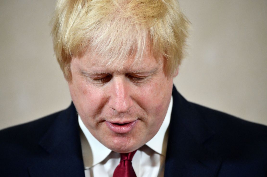 Former London mayor Boris Johnson says he will not stand to succeed David Cameron.