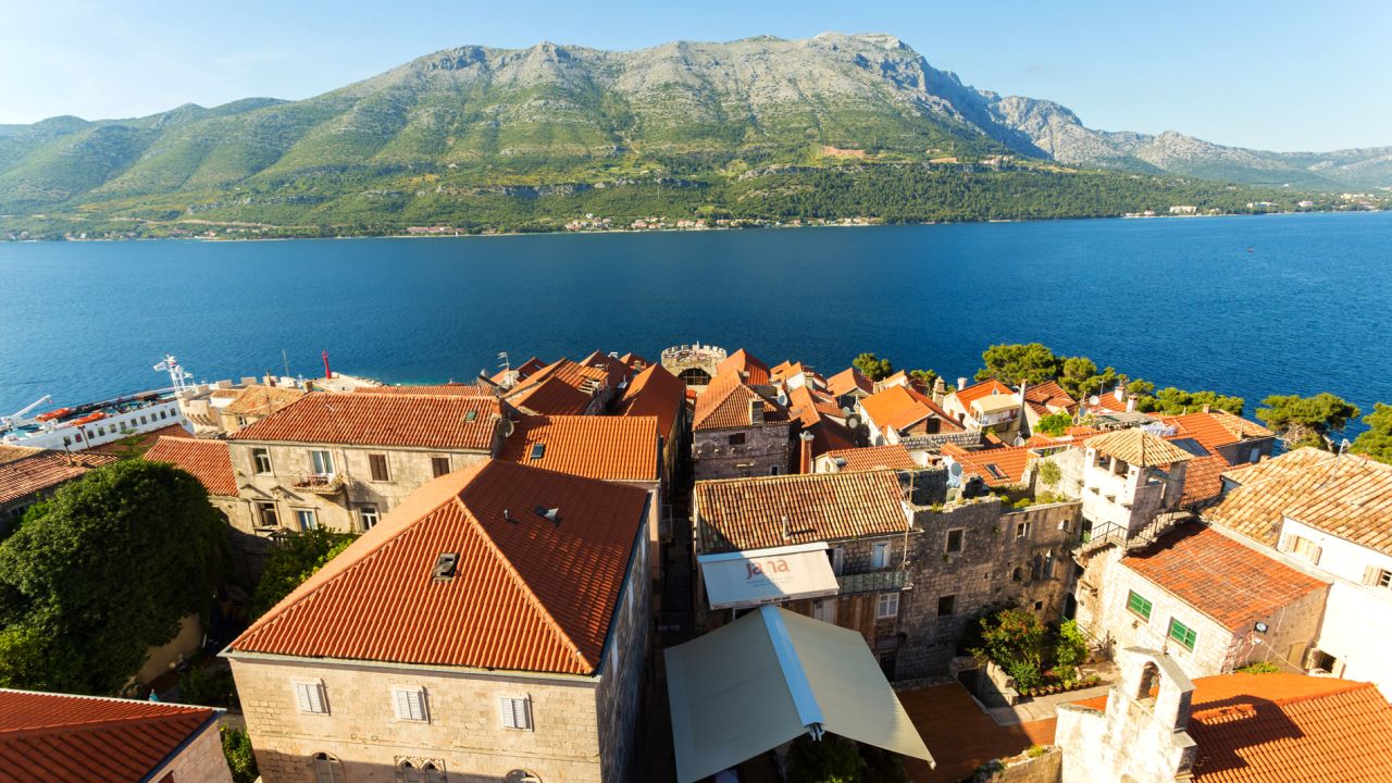 Rolling mountains, dramatic shorelines and scenic ancient towns have made Croatia's Dubrovnik and the Dalmatia region one of the world's hottest rivieras. Korcula (pictured here) is one of the islands dotting the region. Gallery images courtesy Croatia National Tourism Board.