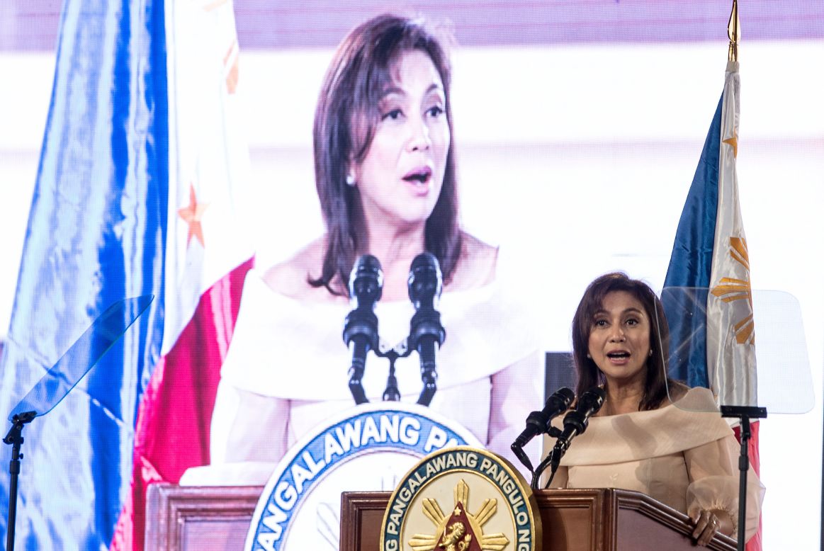 Philippines <a href="http://cnnphilippines.com/news/2016/06/30/LOOK-Leni-Robredo-takes-oath-of-office-as-Vice-President-of-the-Philippines.html" target="_blank" target="_blank">Vice President Leni Robredo</a> also took the oath of office on Thursday, calling for unity across the country following what became a divisive election.