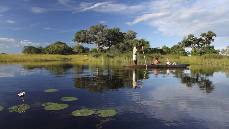 <strong>Okavango, Botswana:</strong> "Life slows down to a different pace here," says Joss Kent, CEO of the andBeyond luxury travel company. "Guests have time to absorb even the tiniest and most intricate details of this incredible ecosystem."<br />