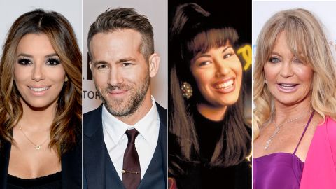 Eva Longoria, Ryan Reynolds, Selena Quintanilla and Goldie Hahn will get stars on the Hollywood Walk of Fame in 2017.