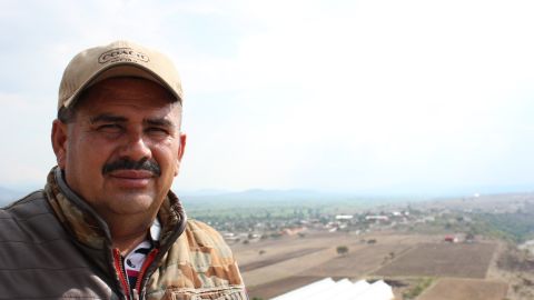Jaime Leon uses migrant donations for public projects like the greenhouses.