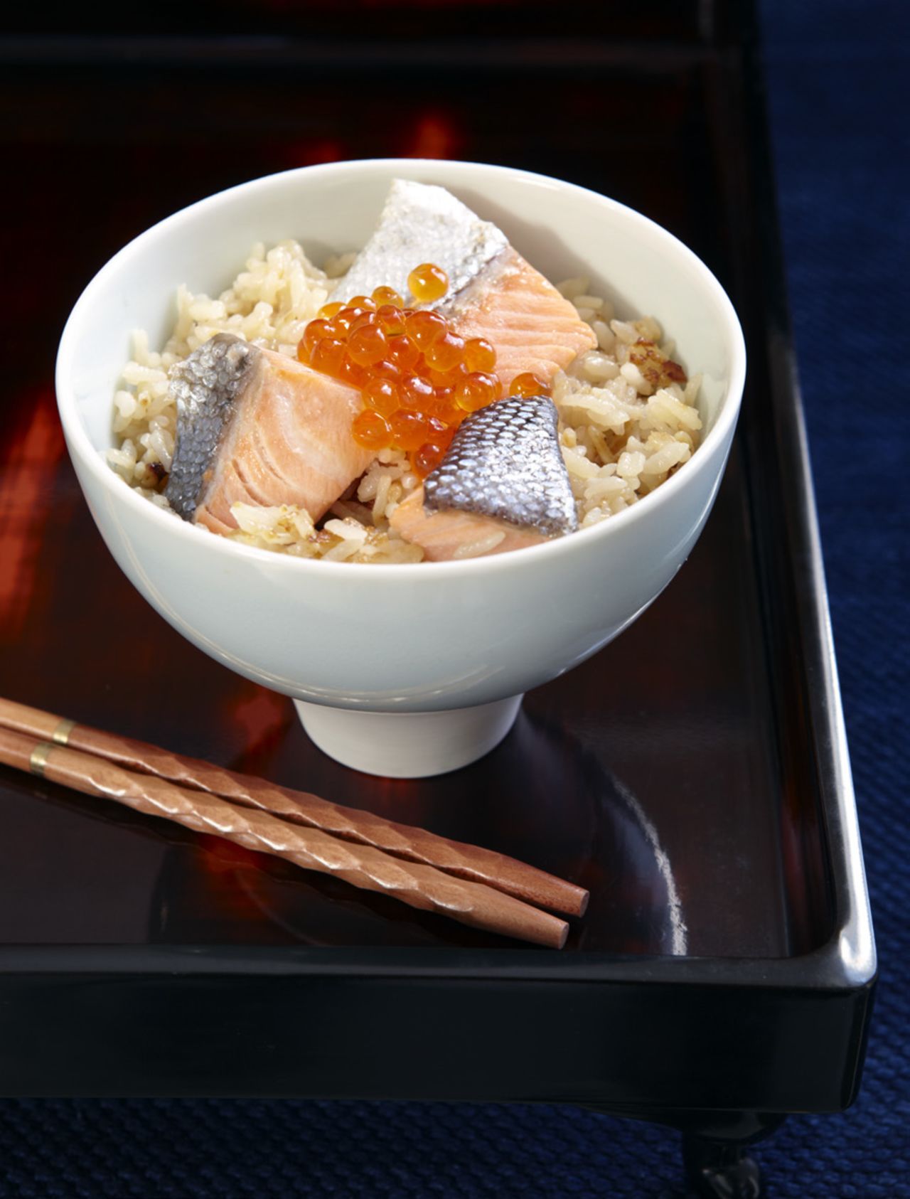 Salmon has always played an important role in Tohoku cuisine and harako meshi (literally "salmon child rice") is a "signature dish" of the region. Often featured at family gatherings, every household seems to have its own rendition. 