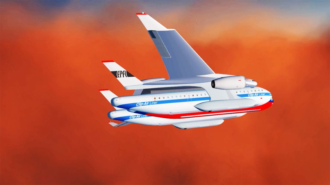 <strong>Will it fly?: </strong>Aviation experts say that although the Clip-Air concept is a brilliant engineering concept, it's chances of taking off are limited. 