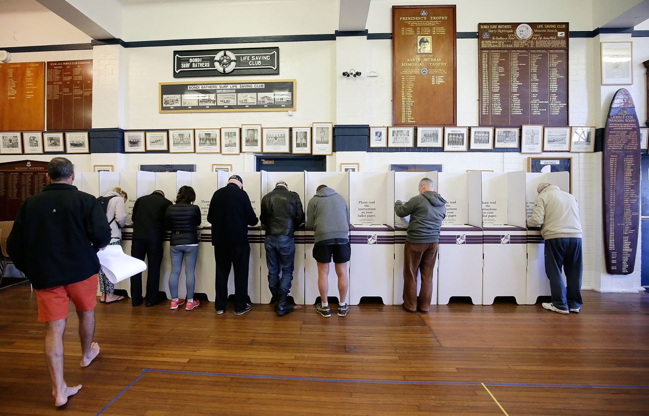 Polls Closed As Australians Vote In Election Cliffhanger Cnn 