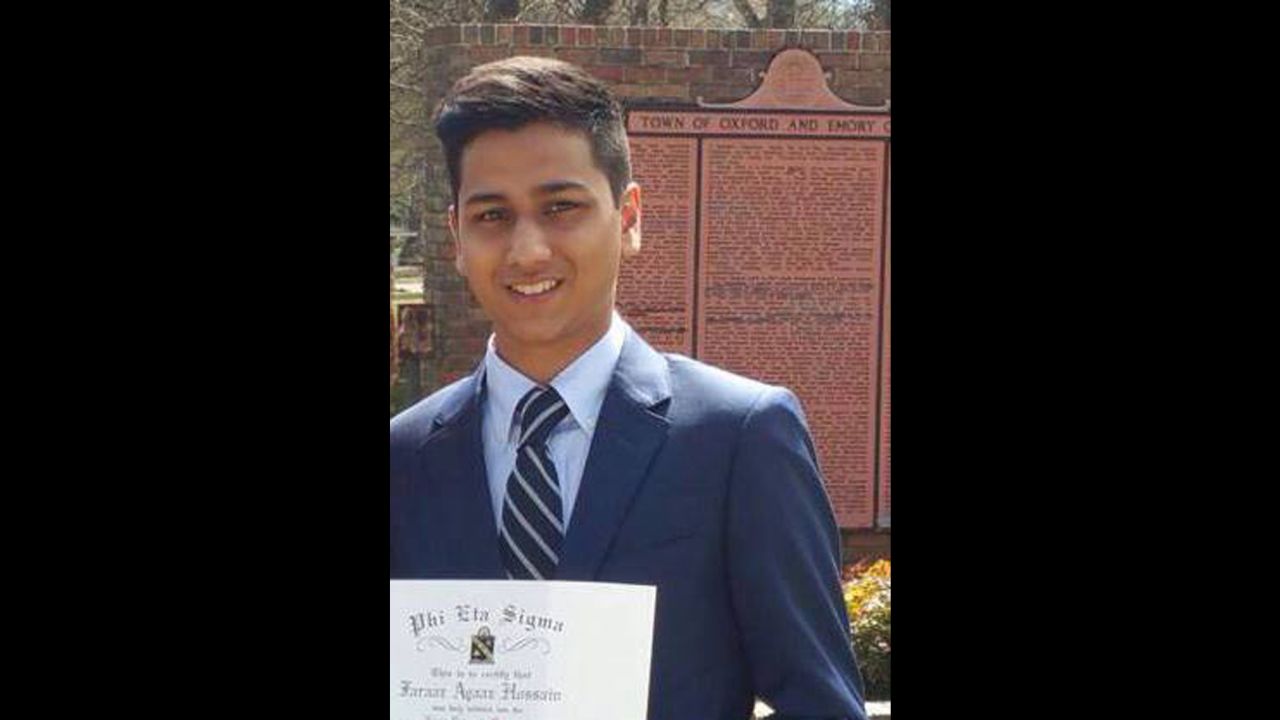 Faraaz Hossain was a student at Emory's Goizueta Business School. 
