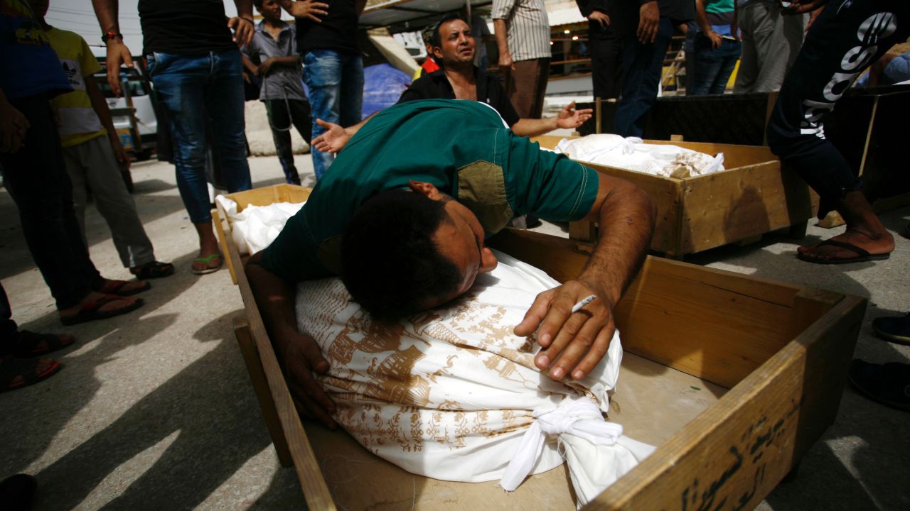 Mourning, after the Karrada attack.