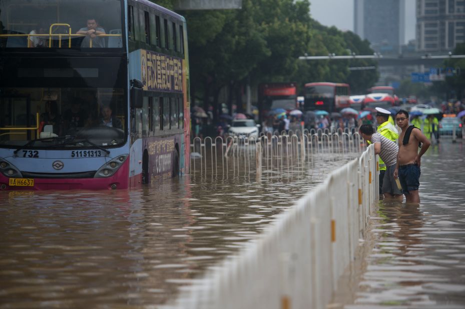 In 2016, following flooding in Wuhan, in China's central Hubei province, authorities issued an orange alert for heavy rain in central and southern parts of China. T alert is the second highest of China's four-tier warning system for rainstorms.
