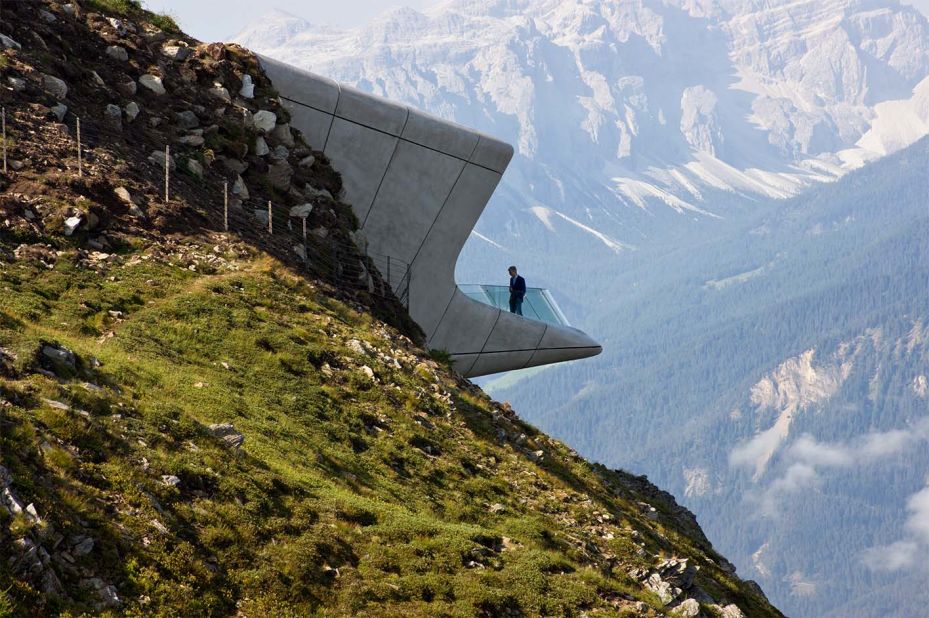 Zaha Hadid Architects was among the firms to be shortlisted for the World Architecture Festival awards, Monday. Its Messner Mountain Museum Corones project was built on top of the Kronplatz mountain, 2,275 meters (7,463 ft) above sea level, in northern Italy and was nominated in the Civic category for Completed Buildings (Image courtesy WAF).