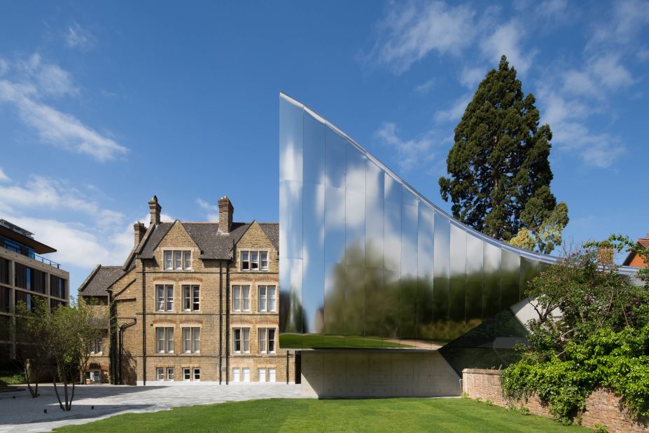 Another Higher Research and Education contender -- and a second shortlisted entry for Zaha Hadid Architects -- is the Investcorp Building for Oxford University's Middle East Centre at St Antony's College in Oxford, England.
