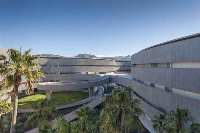 The new Faculty of Fine Arts at the University of La Laguna in Tenerife, Spain, by gpy arquitectos has been nominated in the Higher Research and Education section for Completed Buildings at the WAF awards (Image courtesy WAF).<br />
