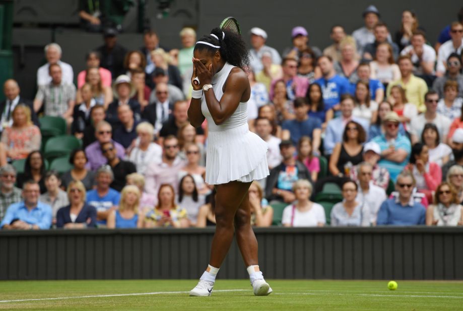 Serena Williams was made to sweat against Russia's Svetlana Kuznetsova. The Russian broke to lead 5-4 in the opening set, but couldn't see it out before play was delayed. World No. 1 Williams recovered to win in straight sets, taking the second set 6-0.