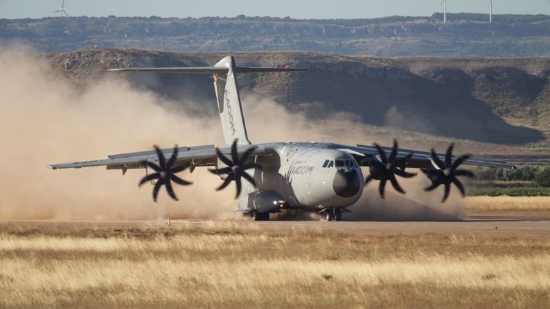 Visitors will have a chance to command a simulated aircraft including an A400M military transport (pictured here) or take a virtual walk on Mars.
