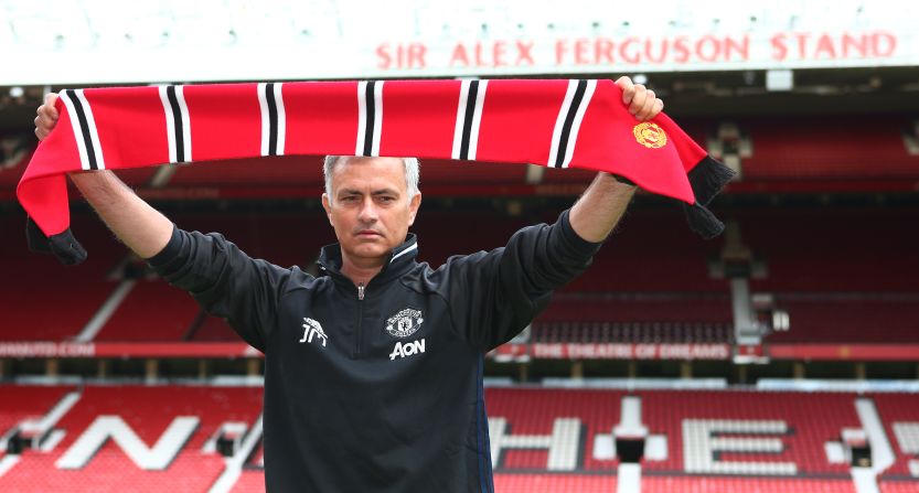 Jose Mourinho has been officially unveiled by Manchester United for the first time and says he feels no pressure in the job despite being sacked by Chelsea seven months ago.