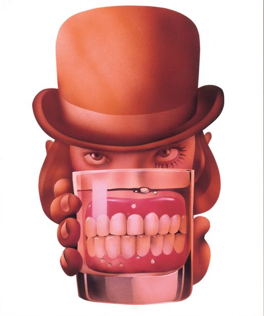 Airbrush artist Philip Castle is best known for designing the iconic poster for "A Clockwork Orange," has loaned other works inspired by the film to Somerset House.